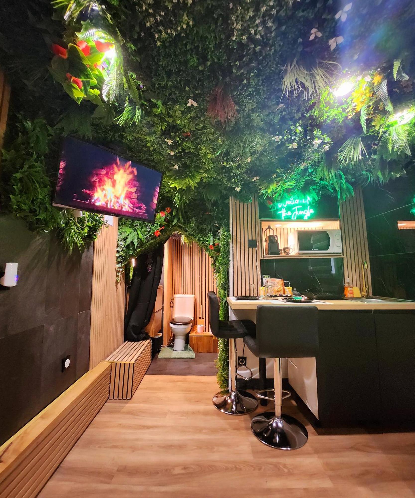 Jungle House Avec Jacuzzi A 10 Min De Disneyland -Taille Chambre- Conde-Sainte-Libiaire Екстер'єр фото